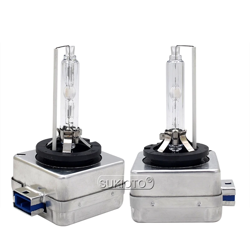 SUKIOTO OEM D8S Xenon Headlight Bulb 55W D8S 6000K 4300K 5000K 8000K HID Replacement Bulb For Auto Car Headlight Reactor Kit (2)