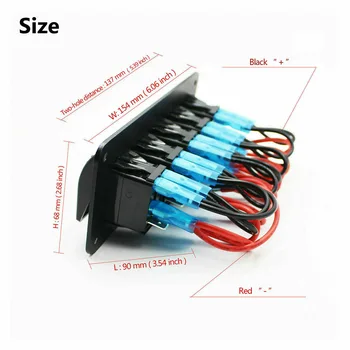 

12V / 24V Rocker switch IP67 Waterproof Toggle Rocker Switch Panel For Car