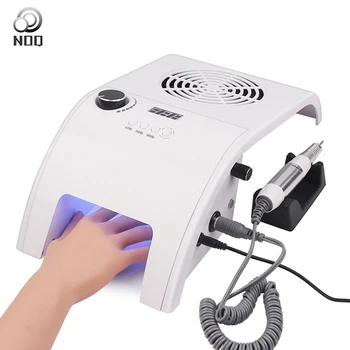 

NOQ Nail Dryer UV LED Lamp Nail Drill Manicure Machine Sets Nail Dust Collector For Nails Accessories Vacuum Cleaner Nail Tools