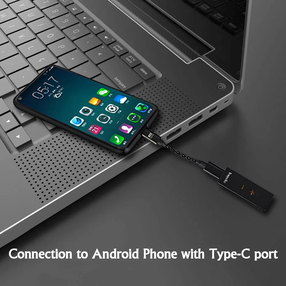 Amps Headphone Amplifier TempoTec Sonata HD PRO Android PC USB Type C To 3 5mm Adapter DAC Portable Audio Out HiFi Decoding