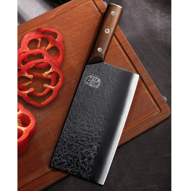 

Tang Knife kitchen knives sharp slicing knife kitchen knife household meat slices chopping knife chef special knives 9CR17MOV