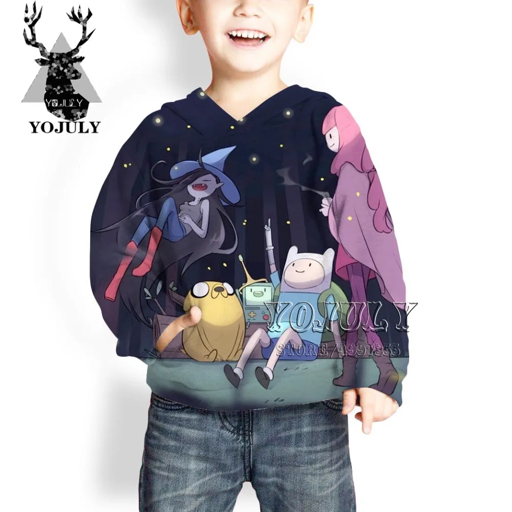 YOJULY Adventure treasure 3D Drucken Kwaii модный уличная 3D пуловер для маленьких мальчиков и девочек, подростков, хип-хоп, Детская толстовка C84