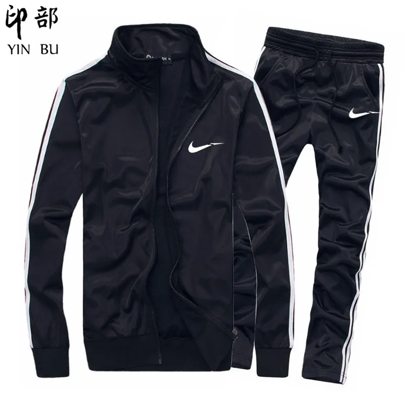 

Slim Fit Running Two-piece Suit Ropa Hombre Casual Men's Sets Psg Tracksuit Women Men THE north off eden HERM face white park
