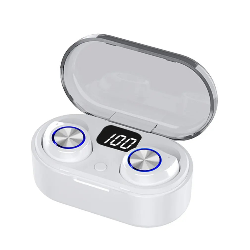 TW80 TWS Fingerprint Touch Bluetooth Earphones 3D HD Stereo Wireless Headphones Noise Cancelling Gaming Headset Mini Earbuds