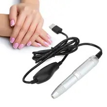Дрель для ногтей портативная электрическая 5000-20000 ОБ/мин шлифовальная ручка для дизайна ногтей устройство для шлифовки маникюра 100-240 В для маникюра