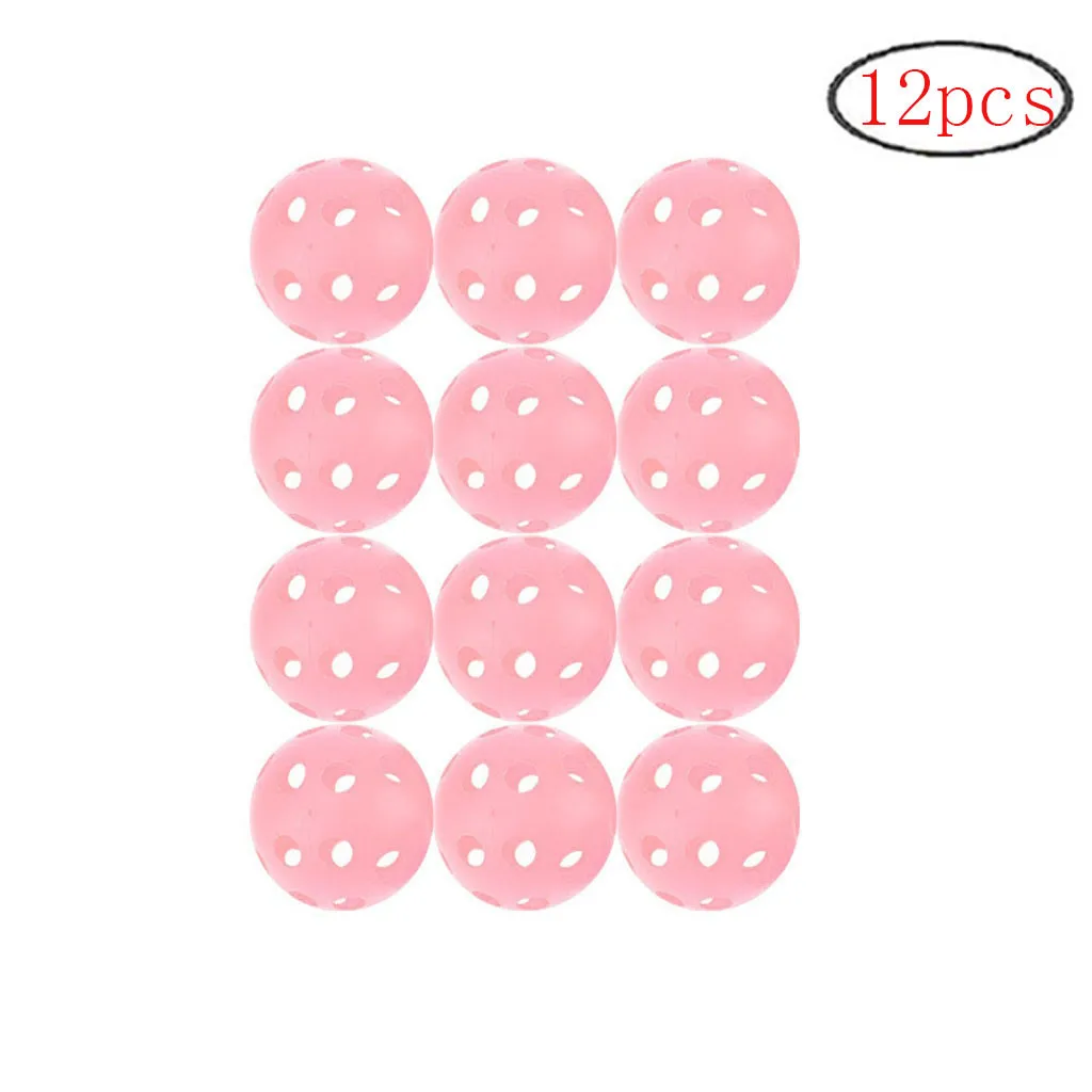 Outdoor&Sport  45mm Hole Ball Poly Plastic Baseball Practice Training for Hitting Batting Hit Bay Golf Practice Ball Sports 46