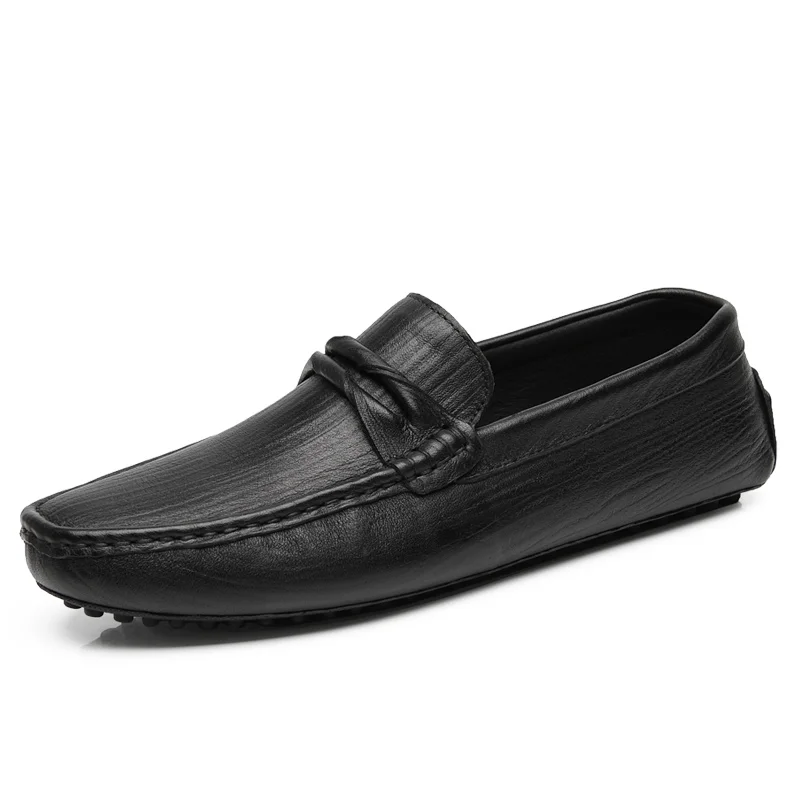 

2019 Spring Summer NEW Men's Loafers Lazy soft Flat Casual Shoes Men Breathable Slip-On Soft Leather Driving Shoes Moccasins