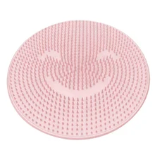 Silicone Bath Massage Cushion Brush Anti-slip for Lazy Wash Feet Clean Dead Skin Bathroom V9-Drop