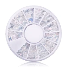 Стиль маникюрный маленький сверлильный диск DIY Ювелирные изделия с плоским дном алмазные бездонные AB симфония бурение фототерапия белковое сверло