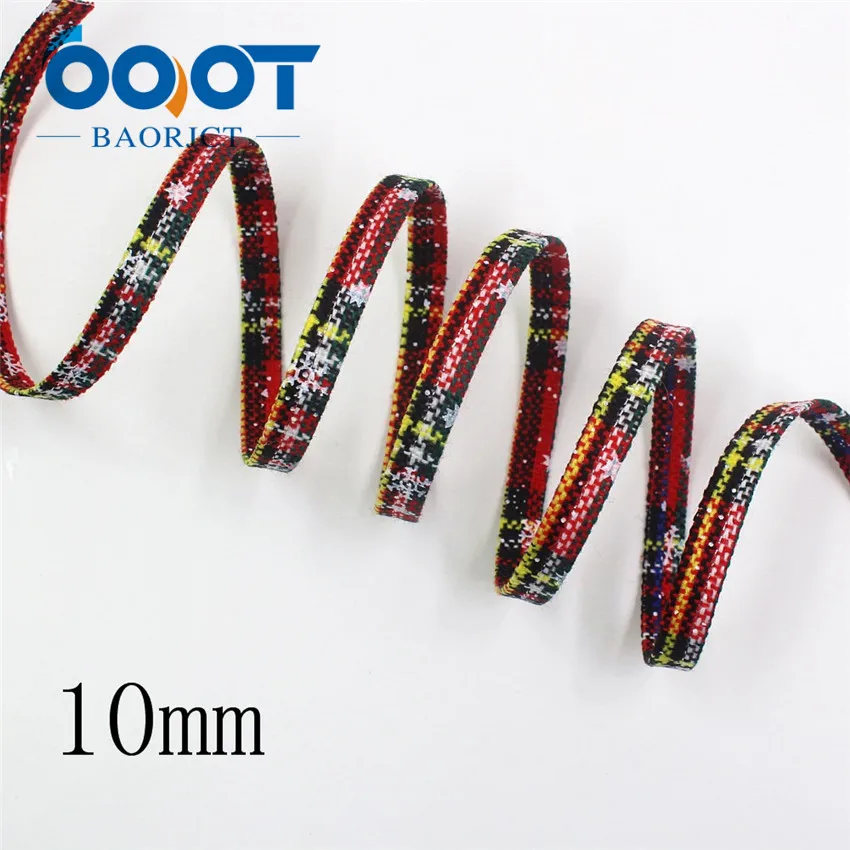 I-19903-2044 OOOT BAORJCT I-19903-2029, 10/25/38 мм 5 ярдов Двусторонняя Рождественская Снежинка ленты, бантом, DIY аксессуары и украшений, устанавливаемых посередине предметов - Цвет: I-19903-2044