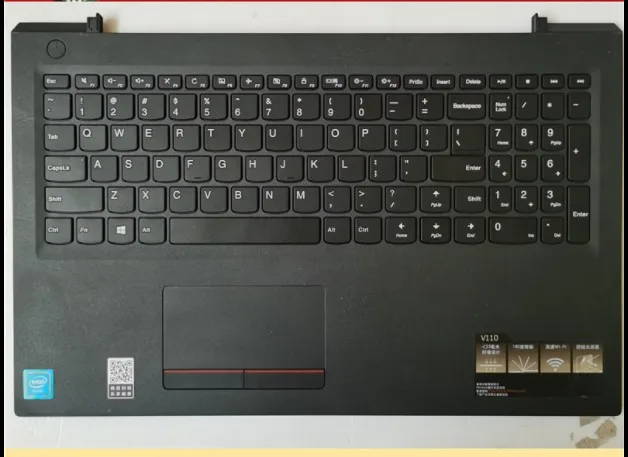 

90%New laptop keyboard with touchpad palmrest for lenovo V110 V110-15 ISK IKB AST