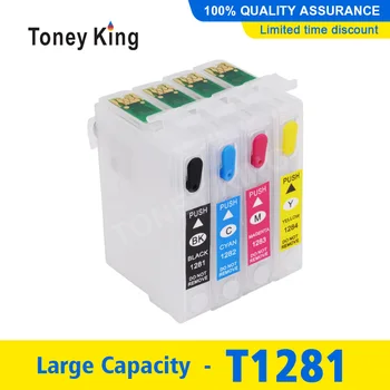 

Toney King T1281 Ink Cartridge For Epson Stylus S22 SX125 SX130 SX230 SX235W Printer Refill Ink Cartridges