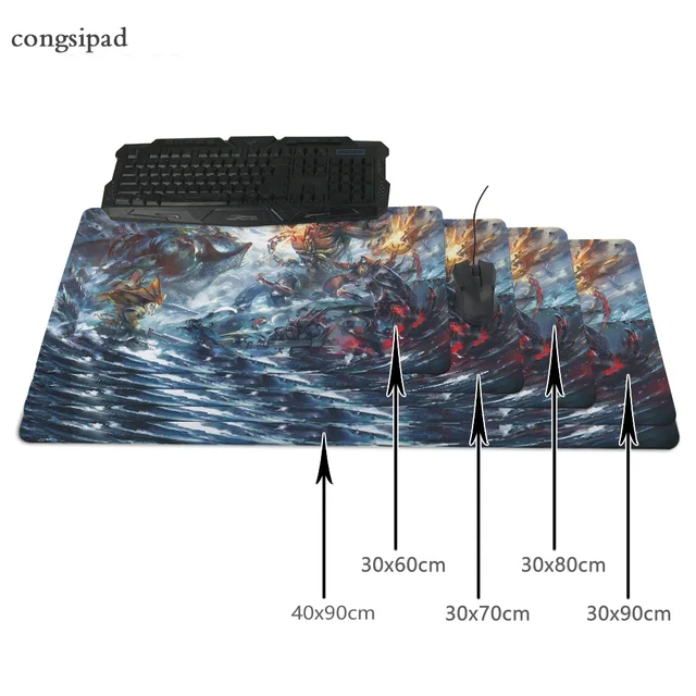 $US $5.45  Colorful Dota 2 Feature Characters Design Speed Control Gaming Surface Mouse Pad Computer Notebook 