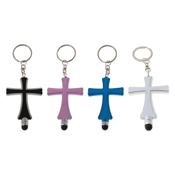 

2020 New Capacitive Touch Screen Stylus Touch Pen Cross Keychain for Tablet PC Pad Phone