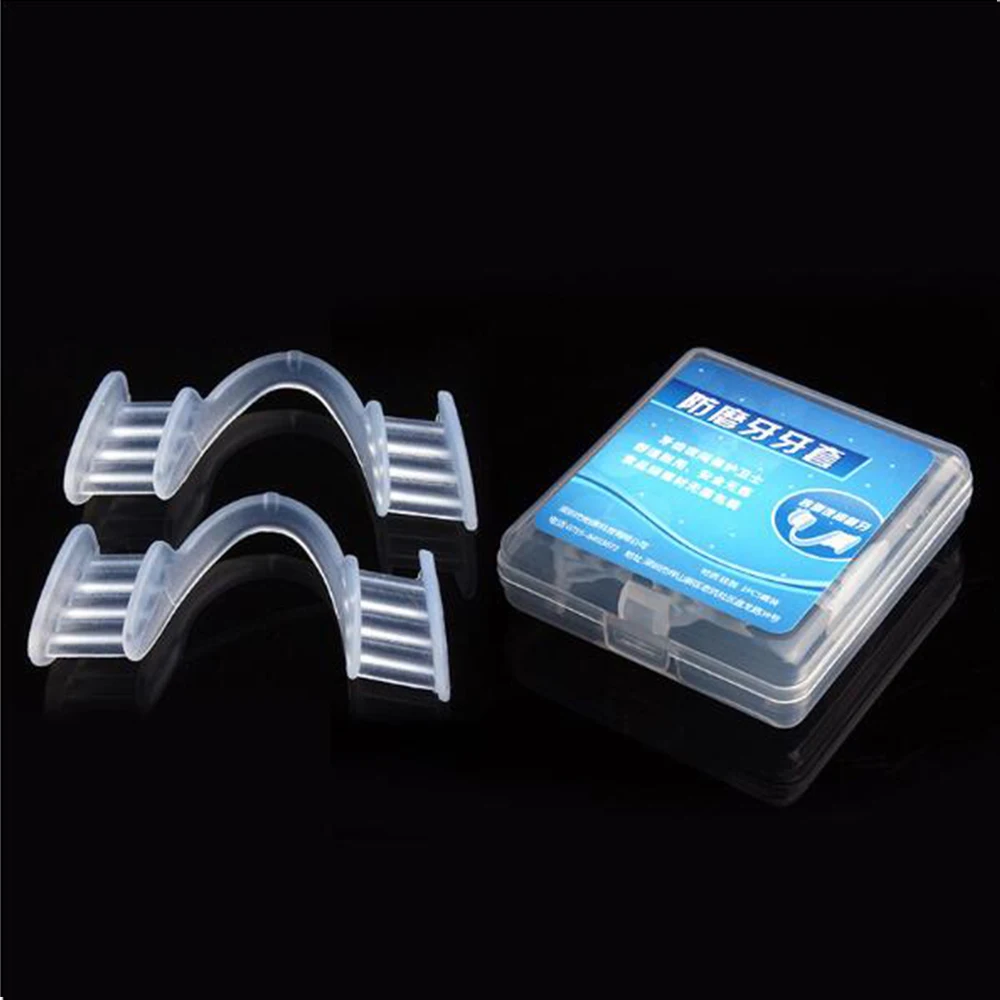 Silicone Teeth Brace Dental Mouth Guard Bruxism Splint Anti-wear Tooth Grinding With Storage Case Sleeping Aid Oral Care Tool