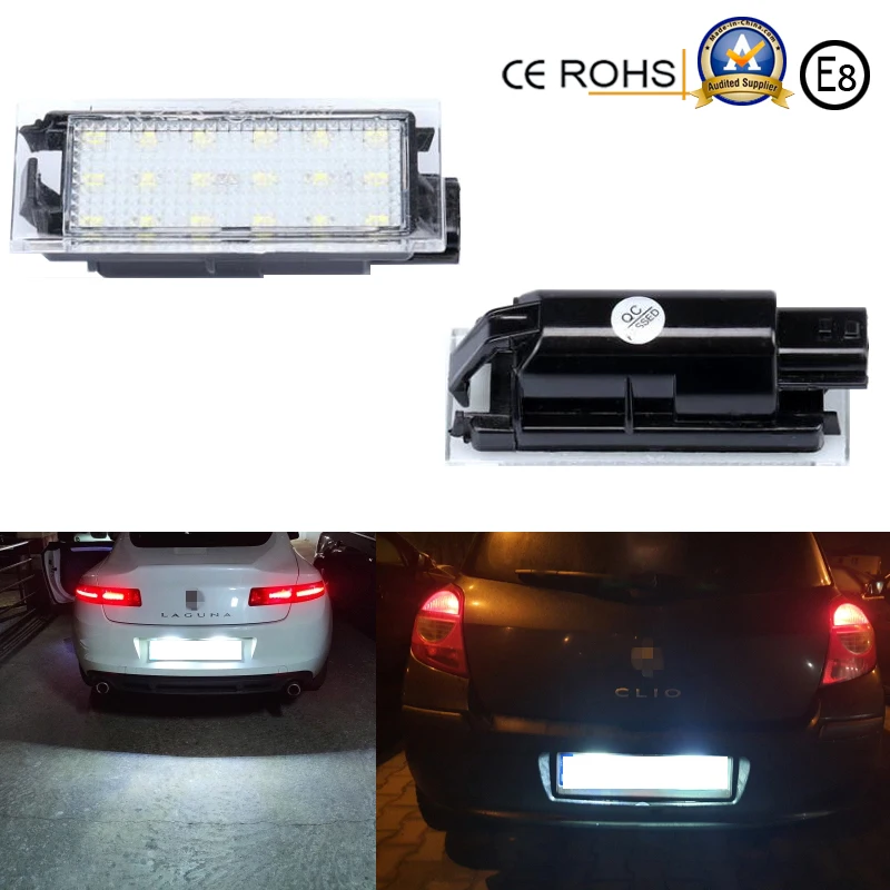 Подсветка номера Автомобиля СВЕТОДИОДНЫЙ Renault Clio 4 Megane 3 Laguna 2 Twingo Vel Satis 12 В |