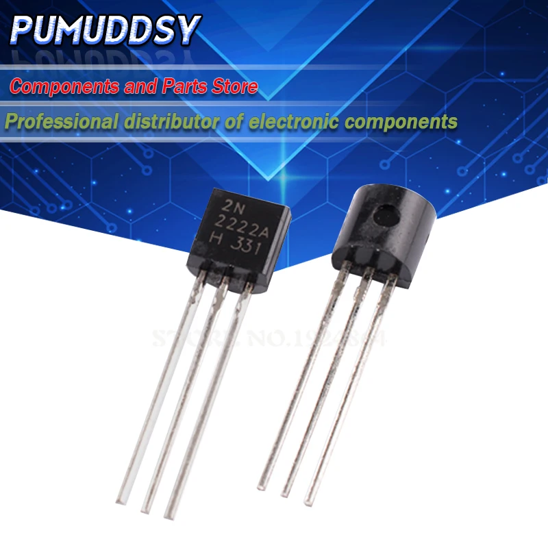 100 шт. 2N2222 2N5401 2N3904 2N3906 2N5551 2N2907 TO 92 новый и IC|Интегральные схемы| |