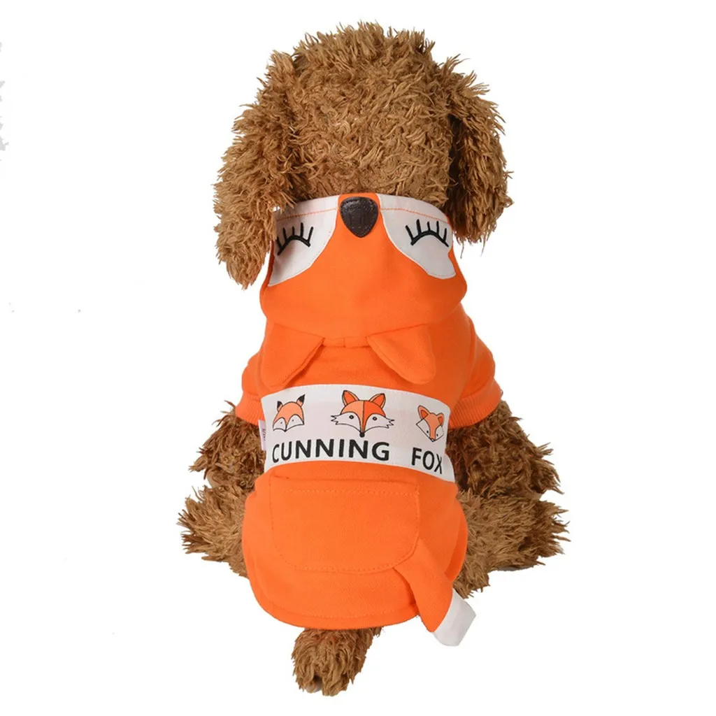 New Cat Dog Two-legged Autumn And Winter Keep Warm Coat Fashion Pet Clothing Fox decorative autumn and winter warm jackets