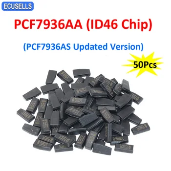 

50Pcs/Lot Car Key Chip Blank PCF7936AA ID46 Crypto Chip For Car Key PCF7936AA Transponder Chip(PCF7936AS Updated Version)