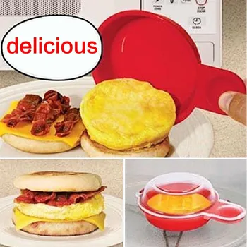

2pc Easy Microwave Egg Hamburg Pancake Omelet Maker Cheese Egg Cooker Hamburger Press Kitchen Cooking Tool Bakeware