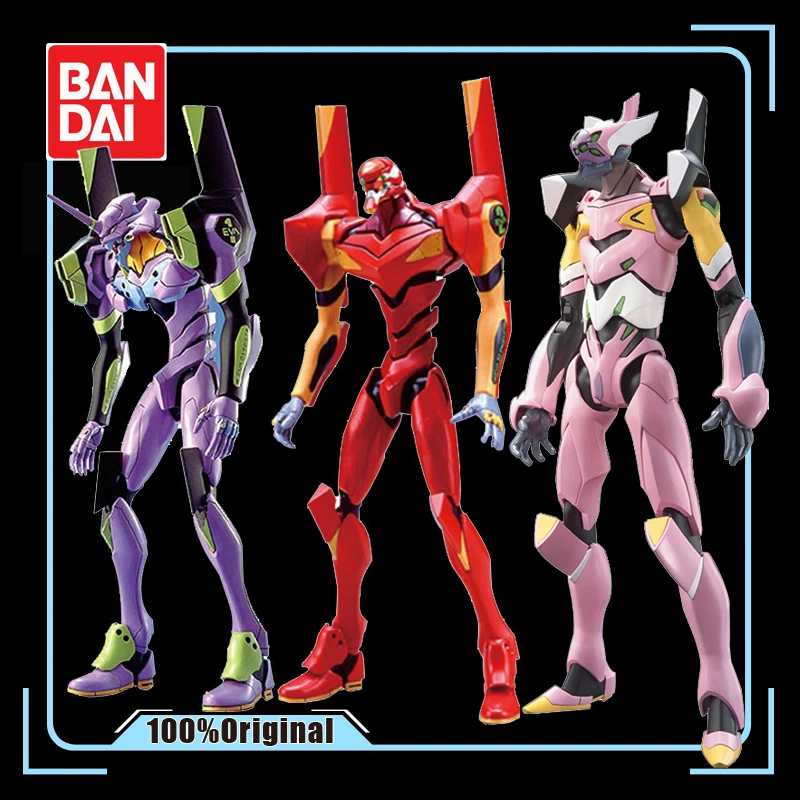

BANDAI Assembly Model NEON GENESIS EVANGELION EVA Theatre Edition No.0 No.2 Initial Unit Action Toy Figures Christmas Gift