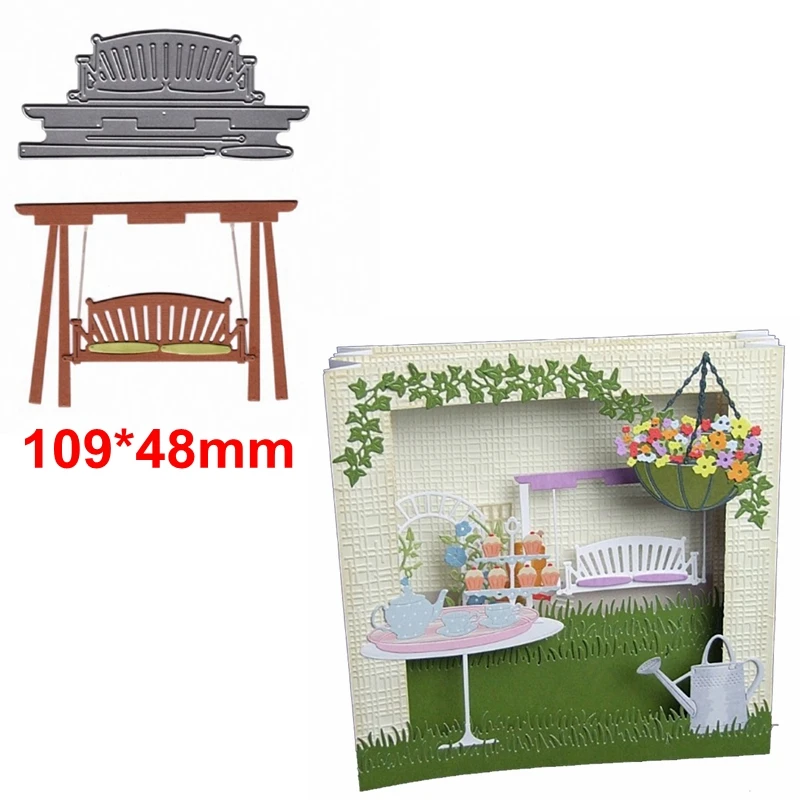 

Swing Chair Die Cuts For Card Making Delicate Swing Chair dies scrapbooking metal cutting dies new 2019