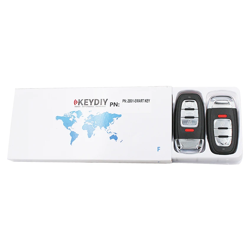 5 шт./лот KEYDIY ZB01 Универсальный 3+ 1/4 кнопки смарт-ключ для KD-X2 KD900 ключи Дистанционного набор запасных частей для более чем 2000 моделей