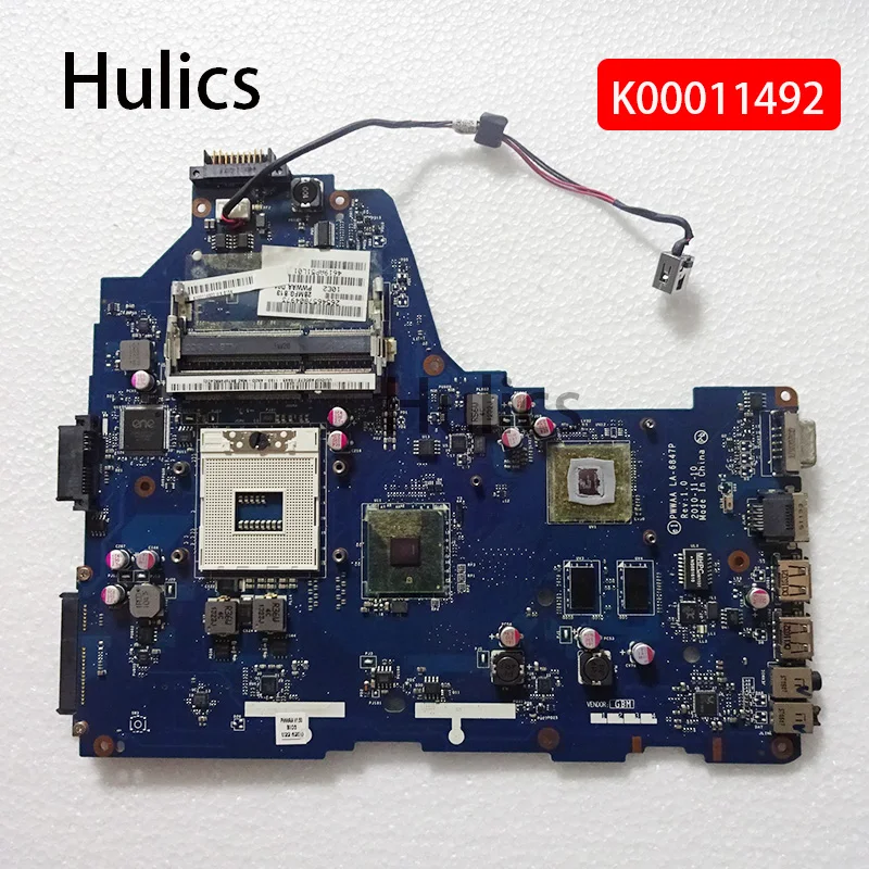 Hulics плата разъемов для Toshiba C660 PWWAA LA-6847P серии K000114920 Материнская плата ноутбука
