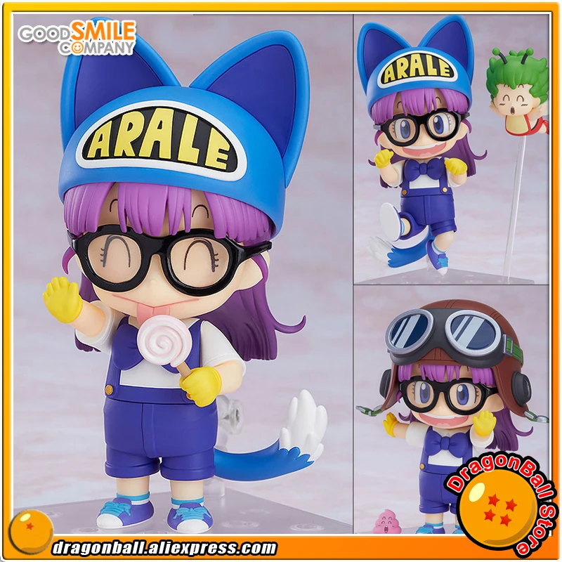 Оригинальная экшн-фигурка компании Good Smile бело 1009-Arale Norimaki кошачьи уши Ver. &amp