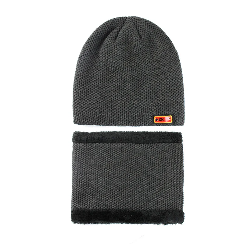 [FLB] Skullies Beanies Мужская вязаная шапка мужская плюс Gorras Bonnet теплые толстые зимние шапки для мужчин и женщин шапка F18072