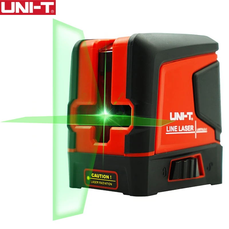

UNI-T Green LD Laser Level 2 Lines 3D Mini Vertical Horizontal Line Self Leveling Indoor Outdoor Laser Leveler New LM570LD-II