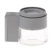 8X Adjustable Stand Bright Magnifier Glass With LED Light Scale Magnifier Tool led light magnifier