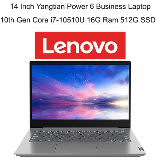 Ноутбук Lenovo Power 6 с металлическим корпусом ОЗУ 16 ГБ ПЗУ 512 14 дюймов 15 дюйма FHD