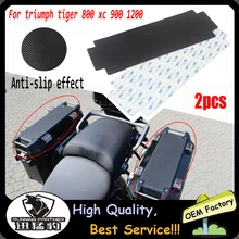 Ensemble de couvercles pour boîtes latérales de motos, coussinets pour triumph tiger 800 xc 900 1200