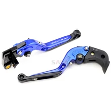 Тормозной рычаг сцепления для SUZUKI GSX-S1000/F GSX-S 1000/1000F- 16 17 Мотоцикл Регулируемый складной выдвижной синий
