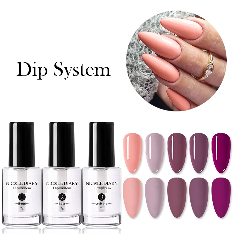 Nicole Diary Dipping System Liquid Set For Dip Dipping Nail Powder
