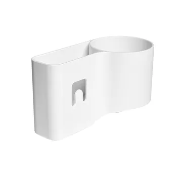 

10 × 19 × 8.8cm Wall Mounted Stand Adhesive Hair Dryer Rack Comb Holder Bathroom Bathroom Punch-free Bathroom Shelf Storage Rack