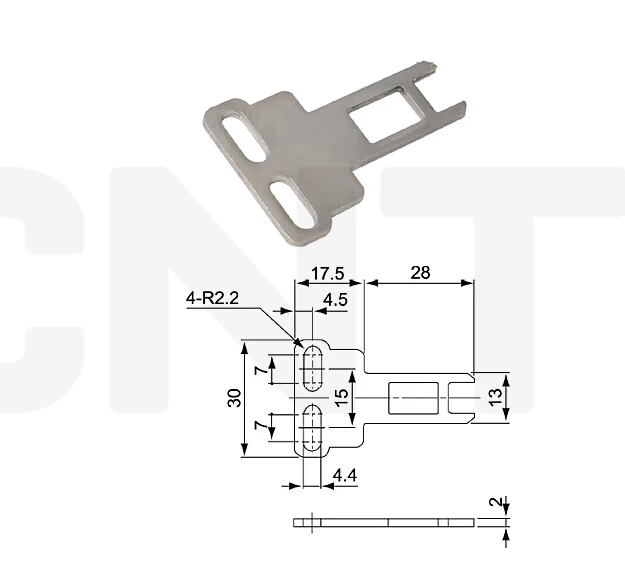 CZ93-K1 K2 K3 Safety Key Interlock Switch key