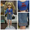Personality Doll Decors DIY Clothing Set Handmade Soft Licca Doll Outfit Dress DIY Dressing Doll Toys Fashion Licca Clothes 6