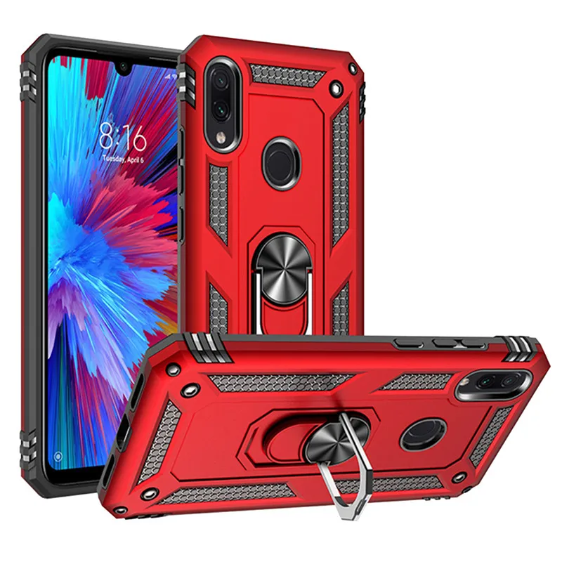 

Redmi Note 7 Case Hard PC + Soft TPU Shockproof Back Cover For Xiaomi Redmi Note 7 Case Redmi Note 7 Pro Phone Case