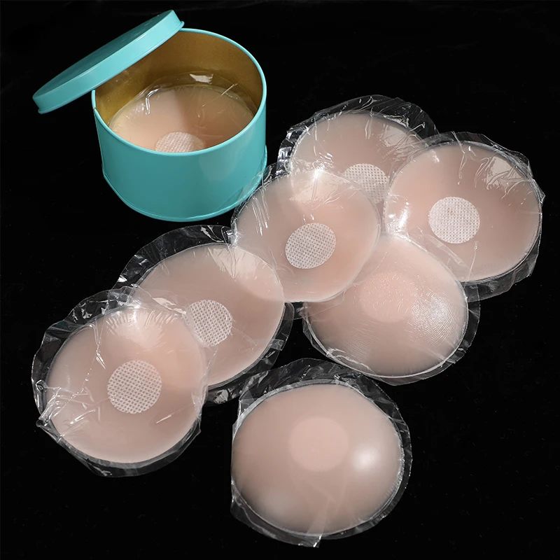 

FINETOO 5/6Pairs Reusable Invisible Silicone Nipple Pad Cover Self Adhesive Sexy Strapless Backless Stickers Woman Accessories