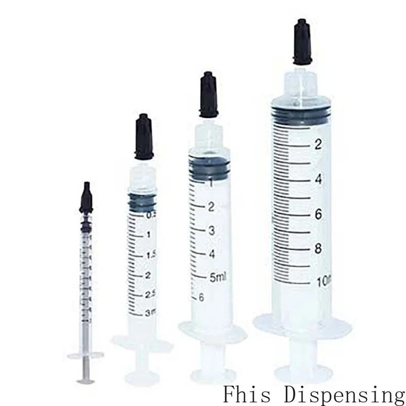 Dispensing Syringes 1ml 3ml 5ml 10ml Plastic with Tip Cap Pack of 30 | Инструменты
