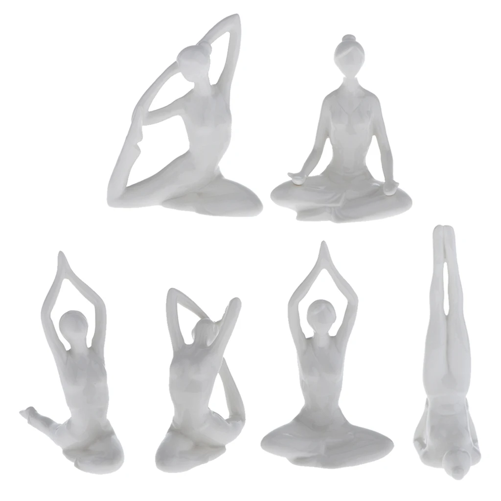 Yoga girl's little ornament birthday gift desktop decoration