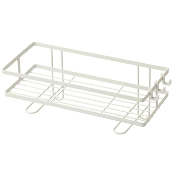 

Wrought Iron Bathroom Shelf Wall-Mounted Shower Caddy Storage Rack Toilet Free Punch Toiletry Stand Promotion