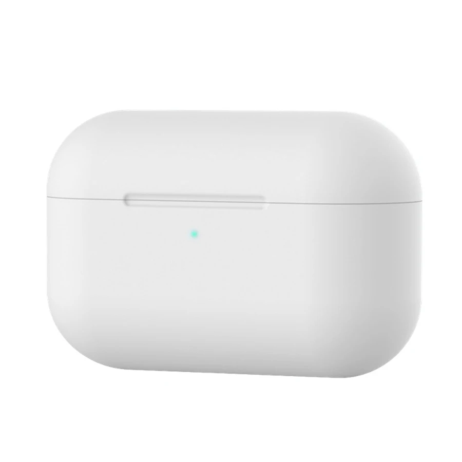 Pro case white Силиконовый чехол для Apple Airpods Pro чехол s Роскошный чехол для Airpods чехол для Air pods 2/3 силиконовый защитный чехол - Цвет: Pro case white