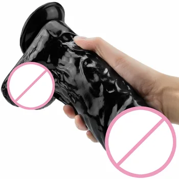 27*8.5cm Huge Dildo Strap on Giant Penis with Suction Cup Sex Toy for Women Anal Butt Plug Super Thick Dick Vaginal Anus Dilator 6