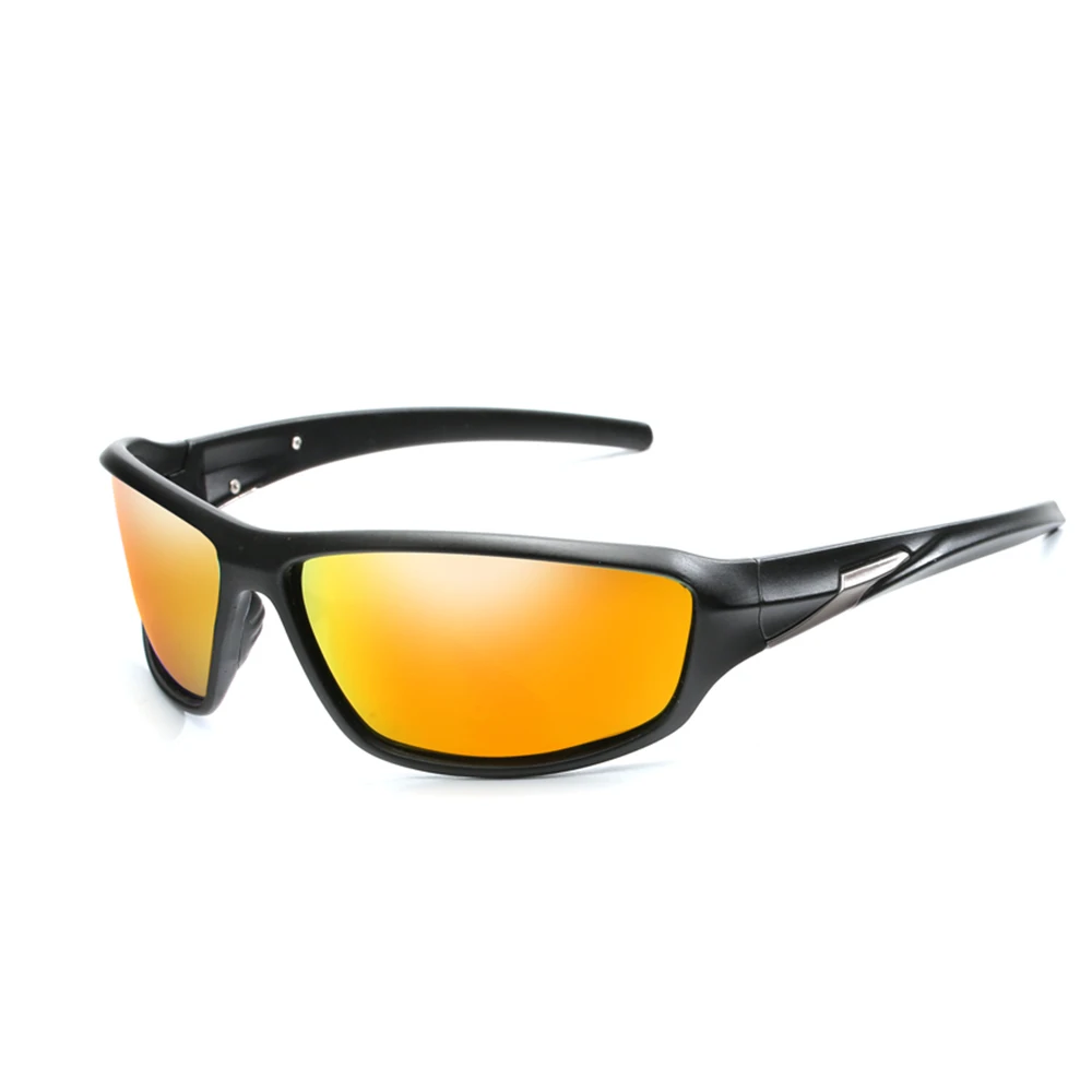 AIELBRO велосипедные солнцезащитные очки, Мужские поляризационные уличные походные велосипедные очки для вождения, для рыбалки для мужчин, велосипедные очки UV400 Oculos - Цвет: C03 BLACK ORANGE