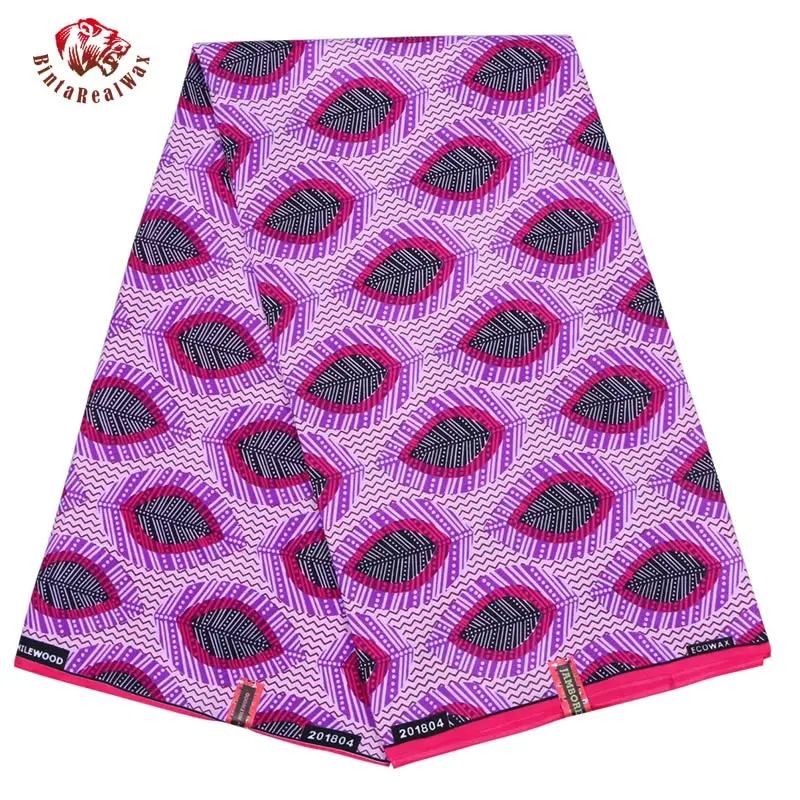 Африканский Анкара полиэстер воск печатает ткань Binta настоящий воск высокого качества 6 ярдов африканская ткань для вечерние платья FP6179