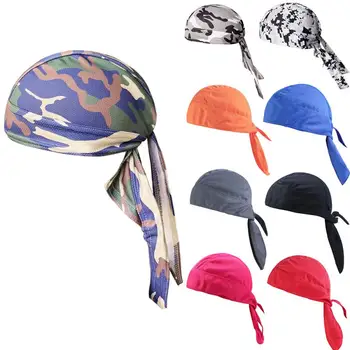 

Pirate Helmet Liner Cap Breathable Quick Drying Sport Beanie Men Women Running Riding Bandana Headscarf Scarf Hat Hood Headband