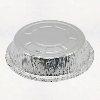 

50 Pcs 1400ML Tin Foil Bowls 9 Inch Aluminum Foil Round Disposable BBQ Tray Pie Pans for Homemade Cakes Pies (Without Lid)